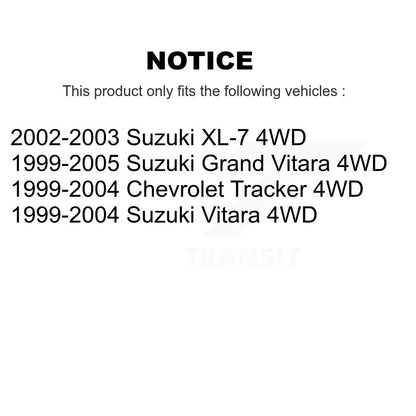 [Avant] Arbre de transmission CV pour Chevrolet Tracker Suzuki Grand Vitara XL-7 4WD KCV-100328