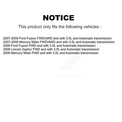 [Avant] Arbre de transmission CV pour Ford Fusion Lincoln Zephyr Mercury Milan KCV-100332