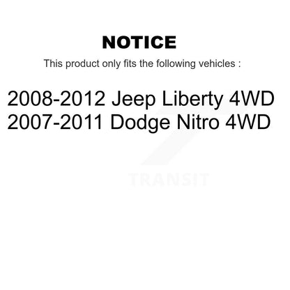 [Avant] Arbre de transmission CV pour Jeep Liberty Dodge Nitro 4WD KCV-100335