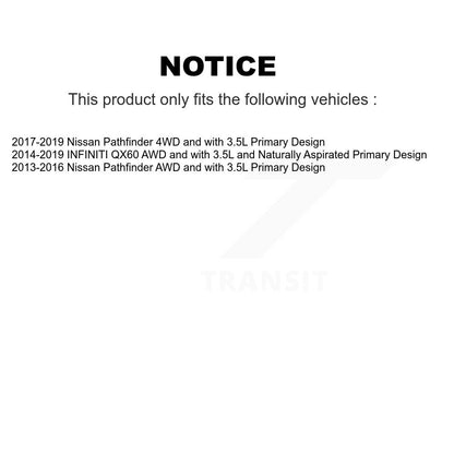 [Avant] Arbre de transmission CV pour Nissan Pathfinder INFINITI QX60 Primary Design KCV-100337