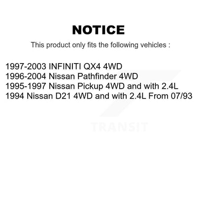 [Avant] Arbre de transmission CV pour Nissan Pathfinder INFINITI QX4 Pickup D21 KCV-100341