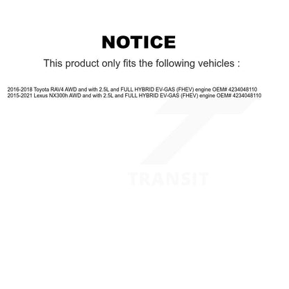 [Arrière] Arbre de transmission CV pour Toyota RAV4 Lexus NX300h KCV-100391