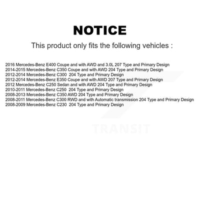 [Avant et Arrière] Arbre de transmission CV pour Mercedes-Benz C300 C350 C250 E350 C230 E400 KCV-100422