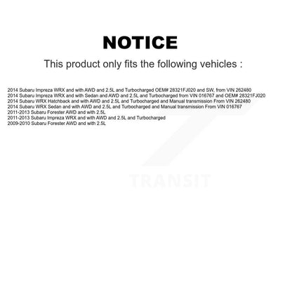[Avant et Arrière] Arbre de transmission CV pour Subaru Forester Impreza WRX KCV-100423