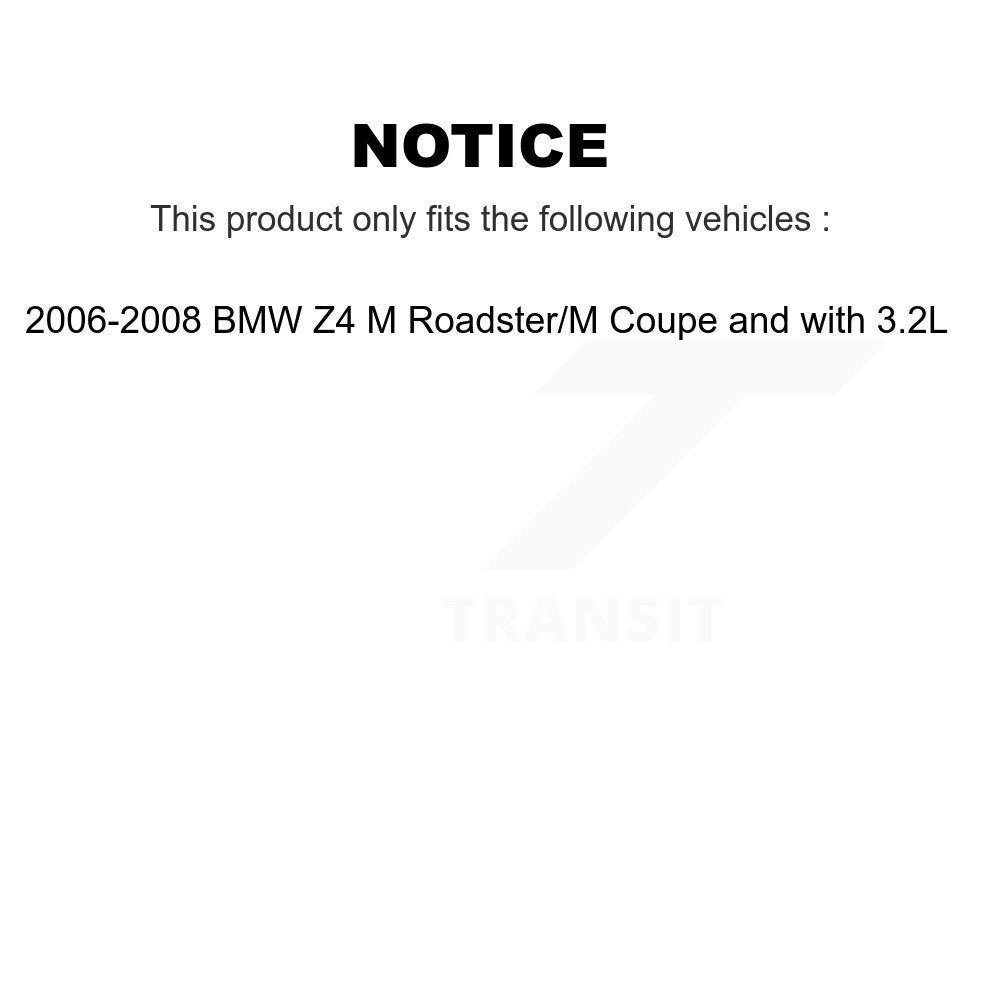 [Avant et Arrière] Plaquette de frein pour BMW Z4 M Roadster Coupe with 3.2L KCW-100007