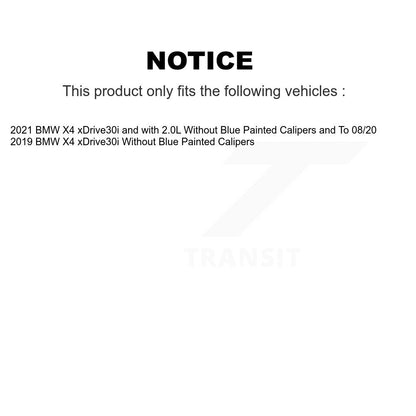 [Avant et Arrière] Plaquette de frein pour BMW X4 KCW-100032