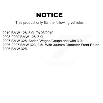 [Avant et Arrière] Plaquette de frein pour BMW 128i 328i 323i 325i KCW-100078