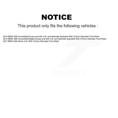 [Avant et Arrière] Plaquette de frein pour BMW 328i xDrive KCW-100081
