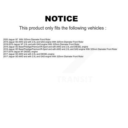 [Avant et Arrière] Plaquette de frein pour Jaguar XE XF KCW-100094