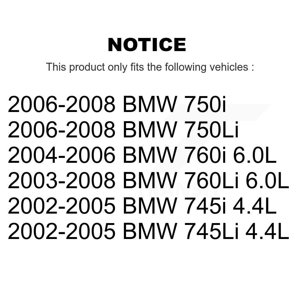 [Avant et Arrière] Plaquette de frein pour BMW 750i 750Li 745i 745Li 760Li 760i KCW-100100