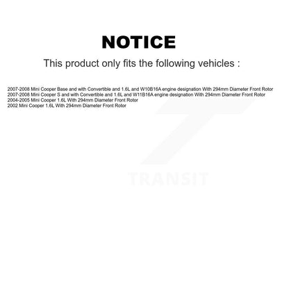 [Avant et Arrière] Plaquette de frein pour Mini Cooper KCW-100129