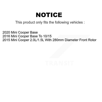 [Avant et Arrière] Plaquette de frein pour Mini Cooper KCW-100173