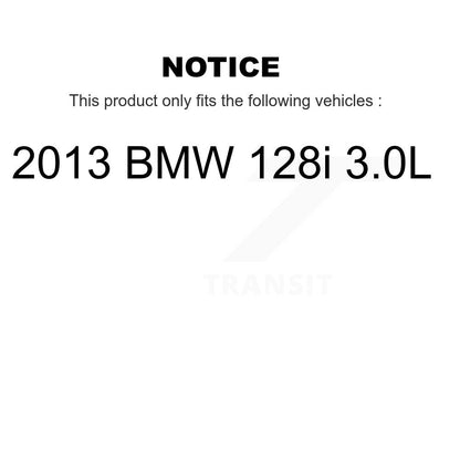 [Avant et Arrière] Plaquette de frein pour 2013 BMW 128i 3.0L KCW-100190
