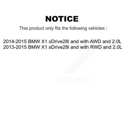 [Avant et Arrière] Plaquette de frein pour BMW X1 KCW-100193