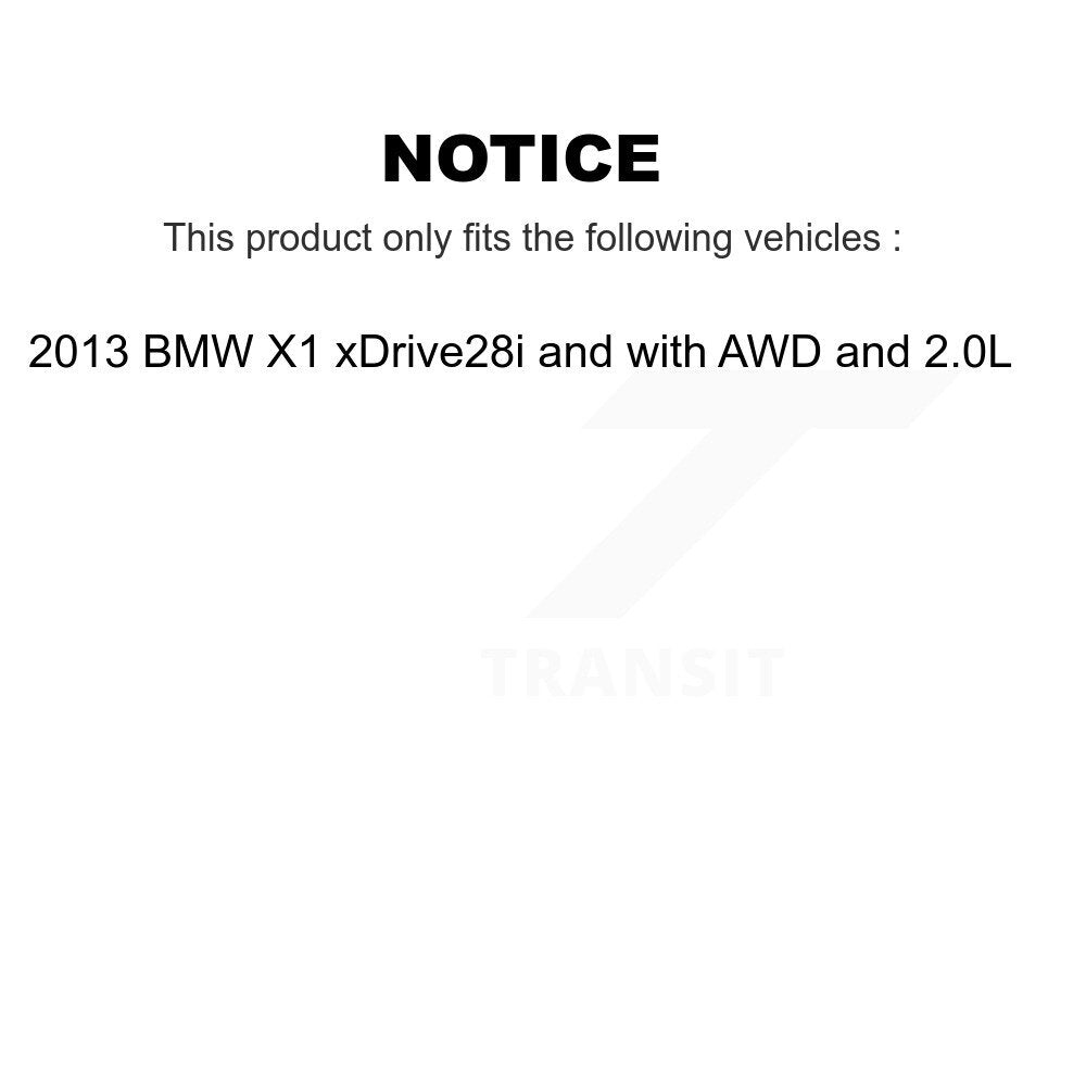 [Avant et Arrière] Plaquette de frein pour 2013 BMW X1 xDrive28i with AWD 2.0L KCW-100195