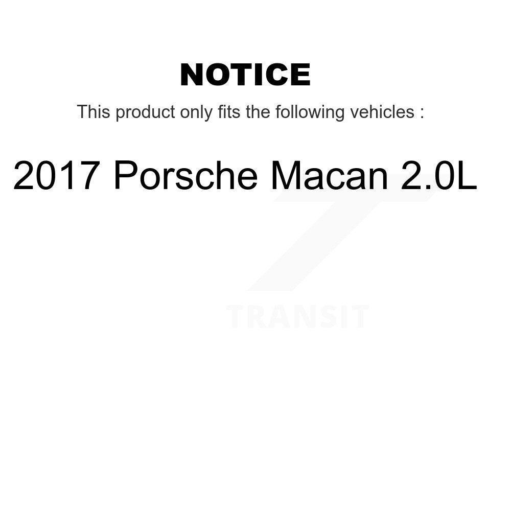 [Avant et Arrière] Plaquette de frein pour 2017 Porsche Macan 2.0L KCW-100221