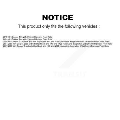 [Avant et Arrière] Plaquette de frein pour Mini Cooper KCW-100247
