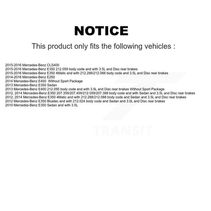 [Avant et Arrière] Plaquette de frein pour Mercedes-Benz E350 E250 CLS400 E400 KCW-100272