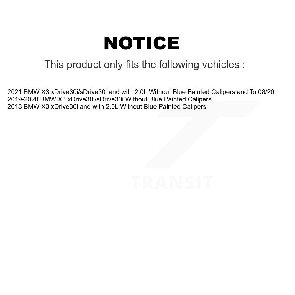 [Avant et Arrière] Plaquette de frein pour BMW X3 KCW-100282