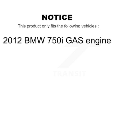[Avant et Arrière] Plaquette de frein pour 2012 BMW 750i GAS engine KCW-100285