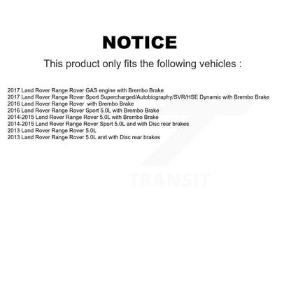 [Avant et Arrière] Plaquette de frein pour Land Rover Range Sport KCW-100292