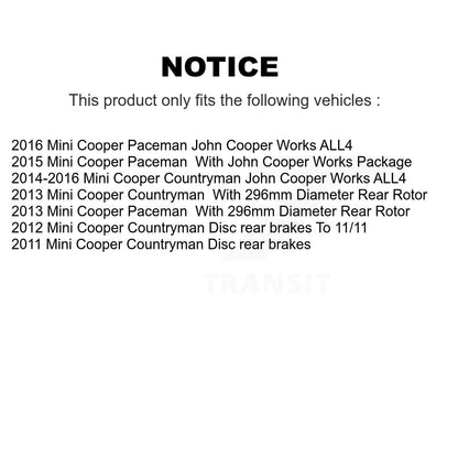 [Avant et Arrière] Plaquette de frein pour Mini Cooper Countryman Paceman KCW-100303