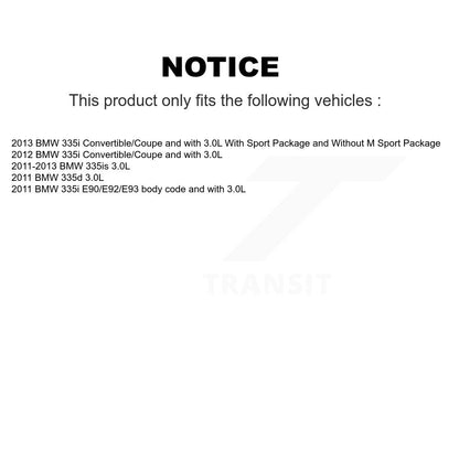[Avant et Arrière] Plaquette de frein pour BMW 335i 335is 335d KCW-100353