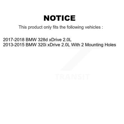 [Avant et Arrière] Plaquette de frein pour BMW 320i xDrive 328d 2.0L KCW-100361