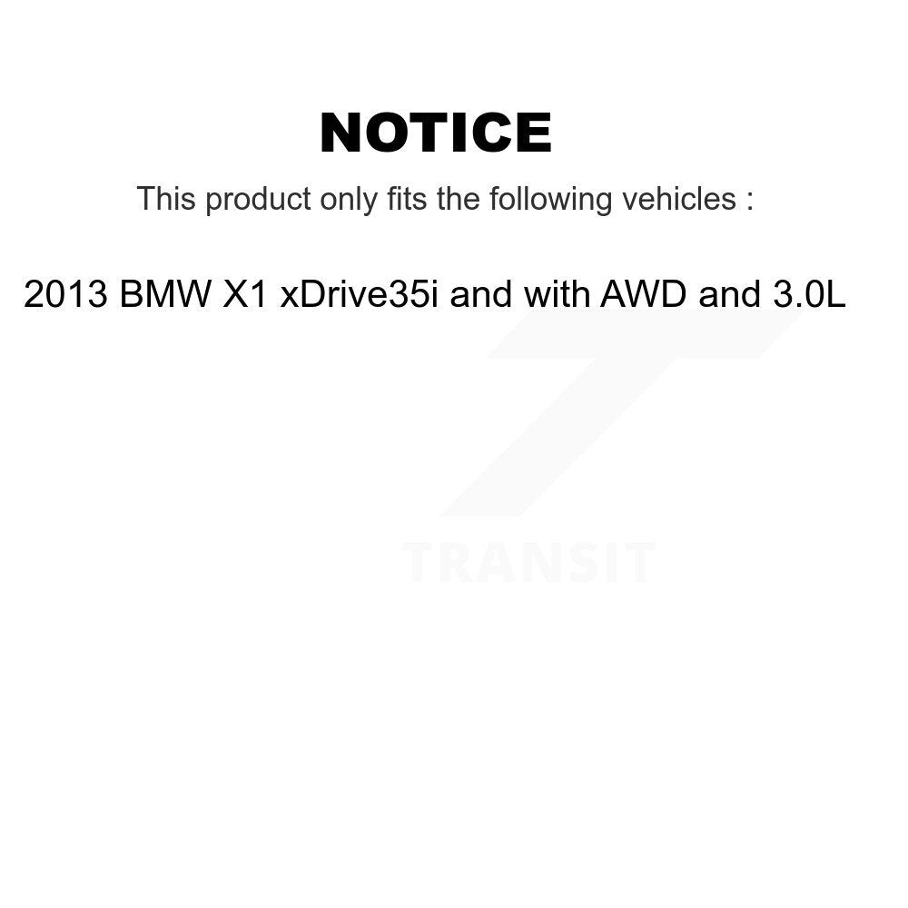[Avant et Arrière] Plaquette de frein pour 13 BMW X1 xDrive35i with AWD 3.0L KCW-100372