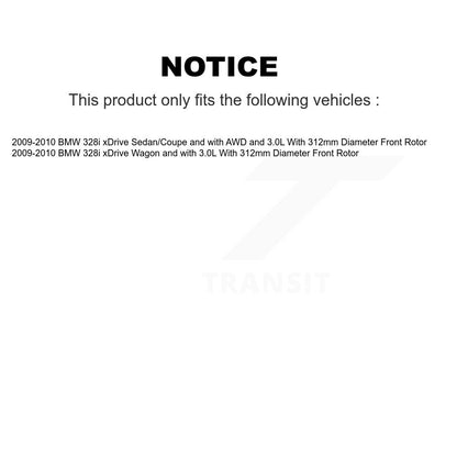 [Avant et Arrière] Plaquette de frein pour BMW 328i xDrive KCW-100379