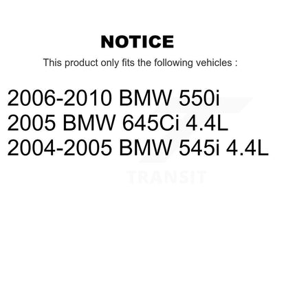 [Avant et Arrière] Plaquette de frein pour BMW 550i 545i 645Ci KCW-100384