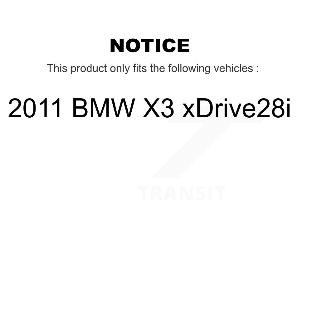 [Avant et Arrière] Plaquette de frein pour 2011 BMW X3 xDrive28i KCW-100391