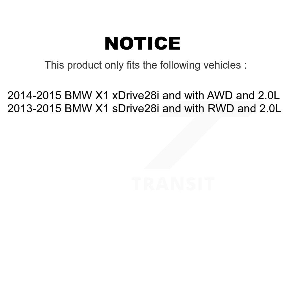 [Avant et Arrière] Plaquette de frein pour BMW X1 KCW-100427