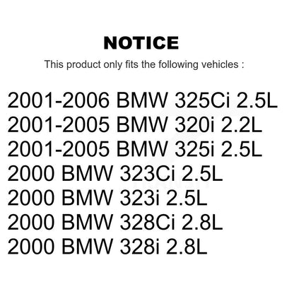[Avant et Arrière] Plaquette de frein pour BMW 325i 325Ci 320i 323Ci 323i KCW-100438