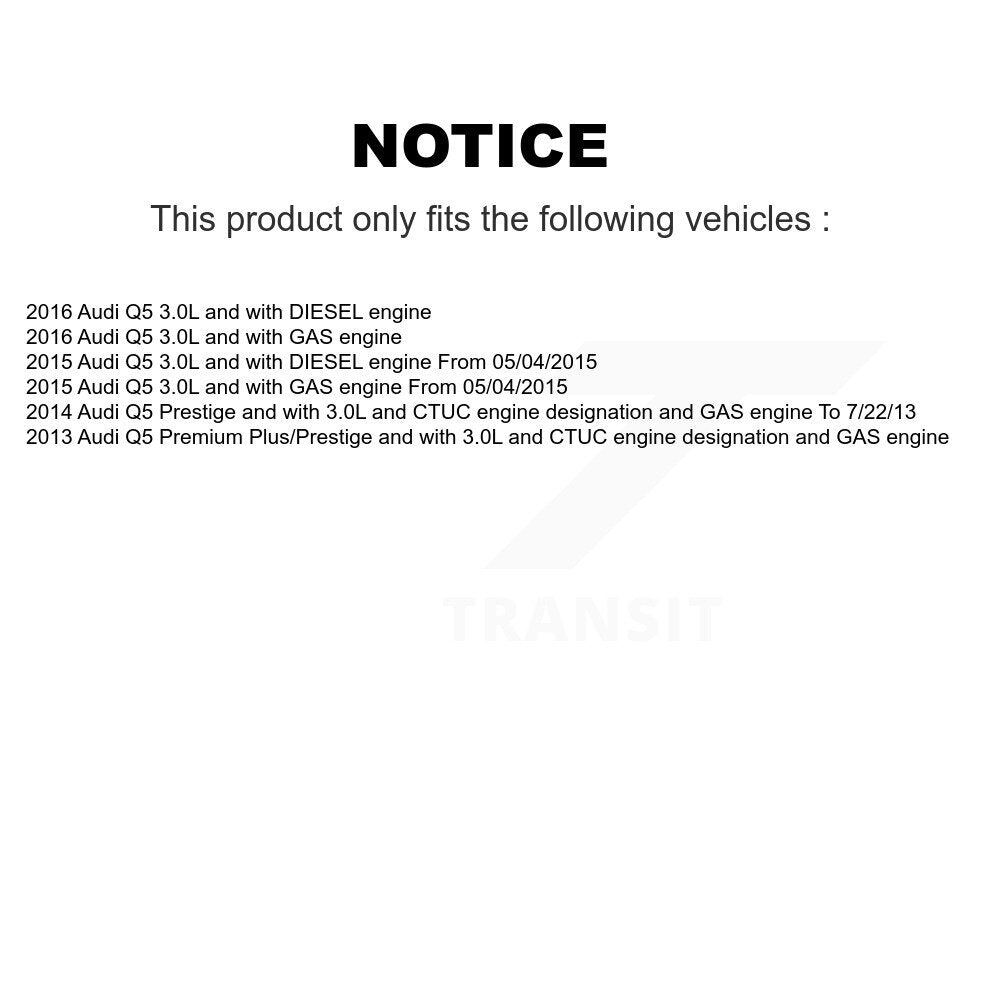 [Avant] Plaquette de frein pour Audi Q5 KCW-100481