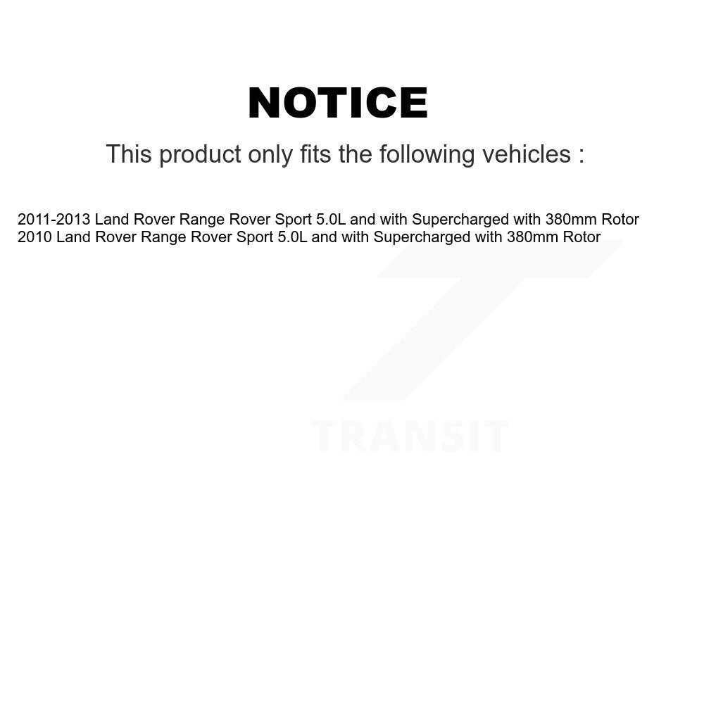 [Avant] Plaquette de frein pour Land Rover Range Sport 5.0L with Supercharged KCW-100494