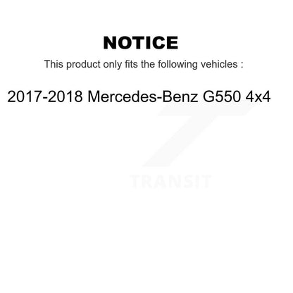 [Avant] Plaquette de frein pour 2017-2018 Mercedes-Benz G550 4x4 KCW-100524