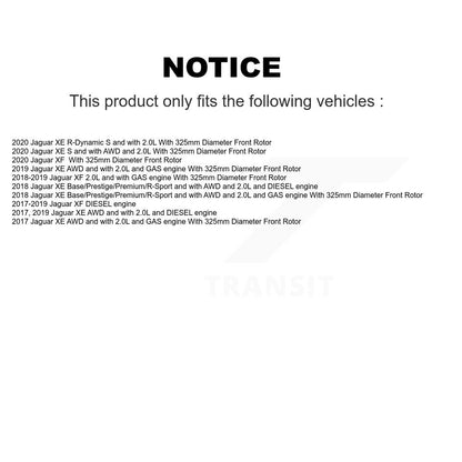 [Avant] Plaquette de frein pour Jaguar XE XF KCW-100533