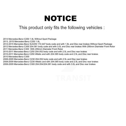 [Avant] Plaquette de frein pour Mercedes-Benz C300 C250 C230 SLK250 KCW-100575
