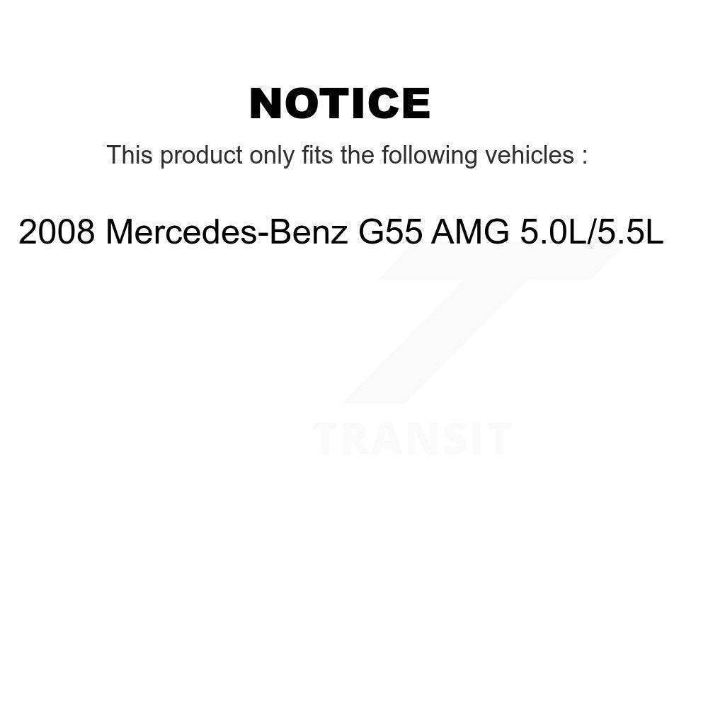 [Avant] Plaquette de frein pour 2008 Mercedes-Benz G55 AMG 5.0L 5.5L KCW-100579