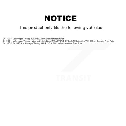 [Avant] Plaquette de frein pour Volkswagen Touareg KCW-100630