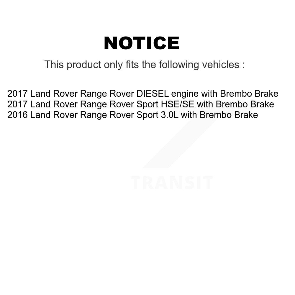[Avant] Plaquette de frein pour Land Rover Range Sport with Brembo KCW-100656