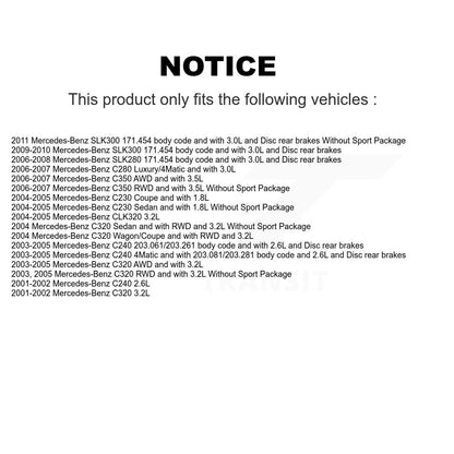 [Avant] Plaquette de frein pour Mercedes-Benz C240 C230 C280 C320 SLK280 KCW-100673