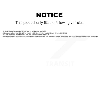 [Avant] Plaquette de frein pour Mercedes-Benz ML500 ML55 AMG KCW-100676