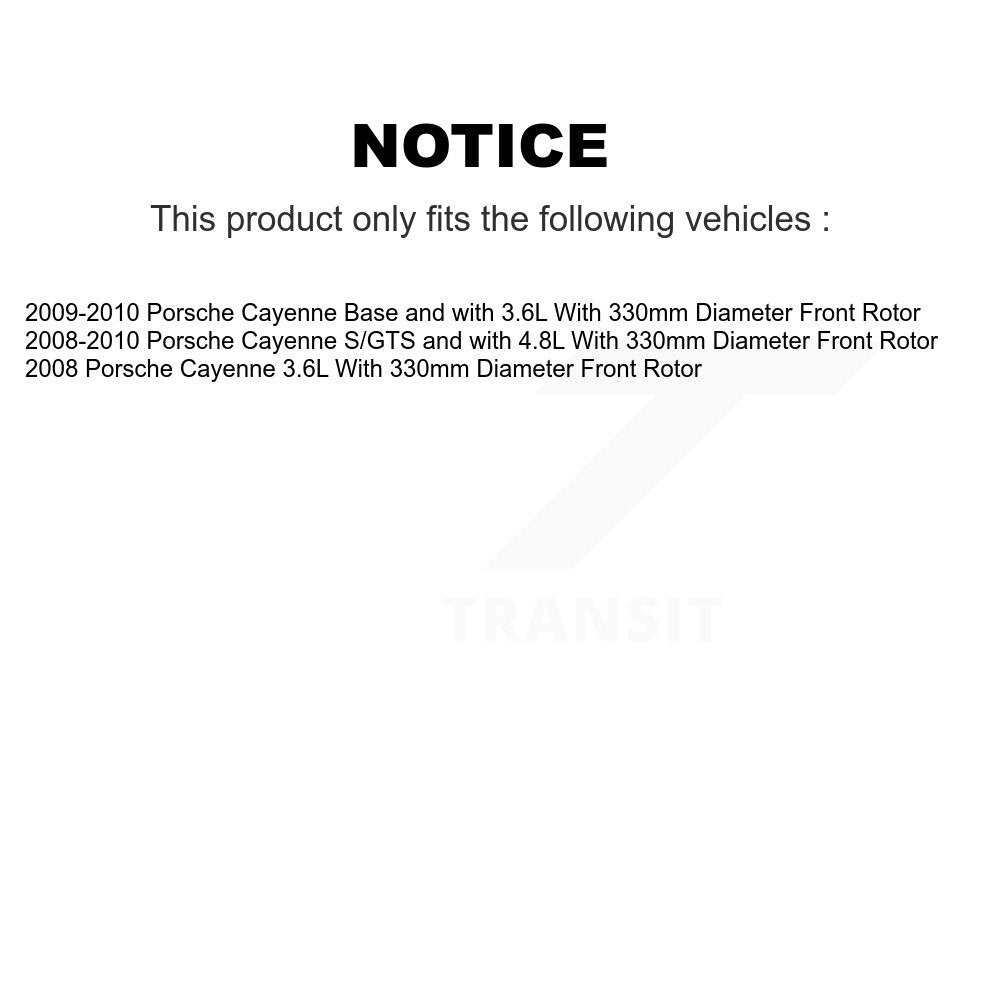 [Avant] Plaquette de frein pour Porsche Cayenne KCW-100679