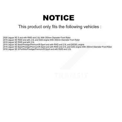 [Avant] Plaquette de frein pour Jaguar XE KCW-100693
