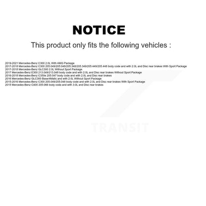 [Avant] Plaquette de frein pour Mercedes-Benz C300 GLC300 E300 C400 E350 KCW-100695