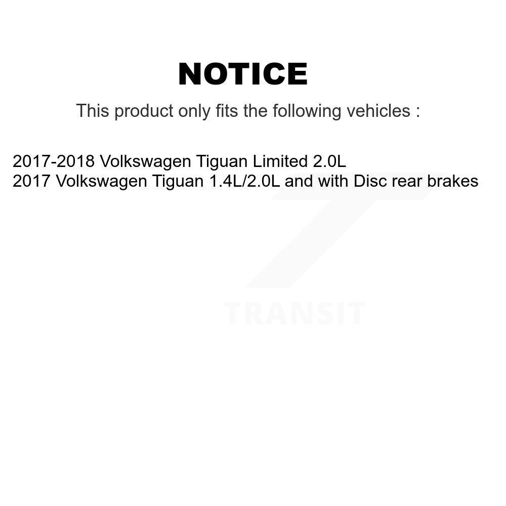 [Avant] Plaquette de frein pour Volkswagen Tiguan Limited KCW-100704