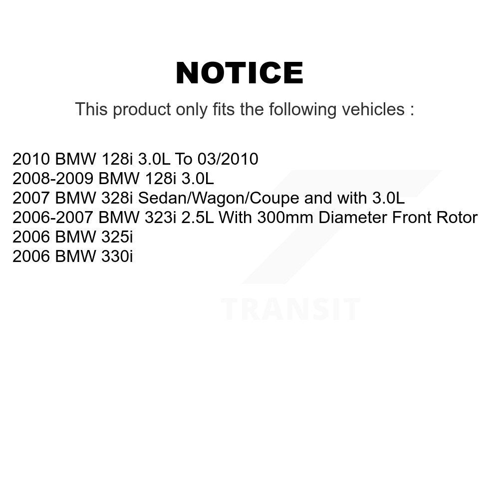 [Avant] Plaquette de frein pour BMW 128i 328i 323i 325i 330i KCW-100710