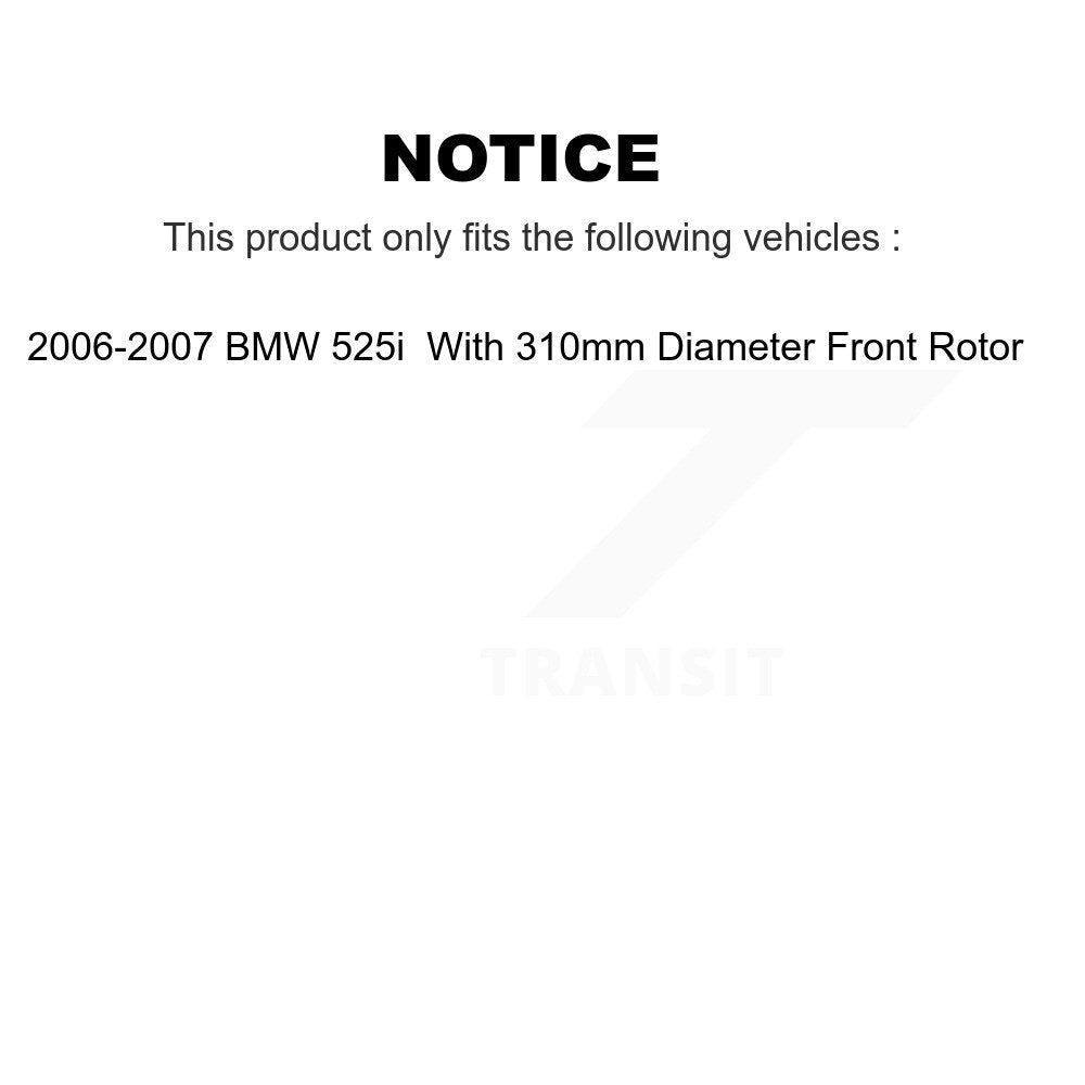 [Avant] Plaquette de frein pour BMW 525i With 310mm Diameter Rotor KCW-100711